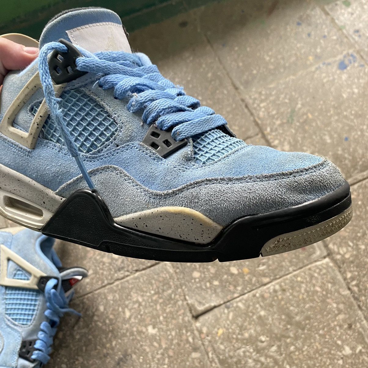 Jordan Brand × Nike Nike Air Jordan 4 University Blue 408452-400 OG Retro Size US 6.5 / EU 39-40 - 10 Thumbnail
