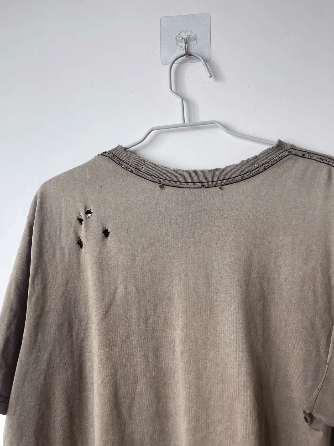 Number (N)ine Sz 3 Number Nine 05SS Distressed Crying Heart Tee-2508 Size US L / EU 52-54 / 3 - 6 Thumbnail