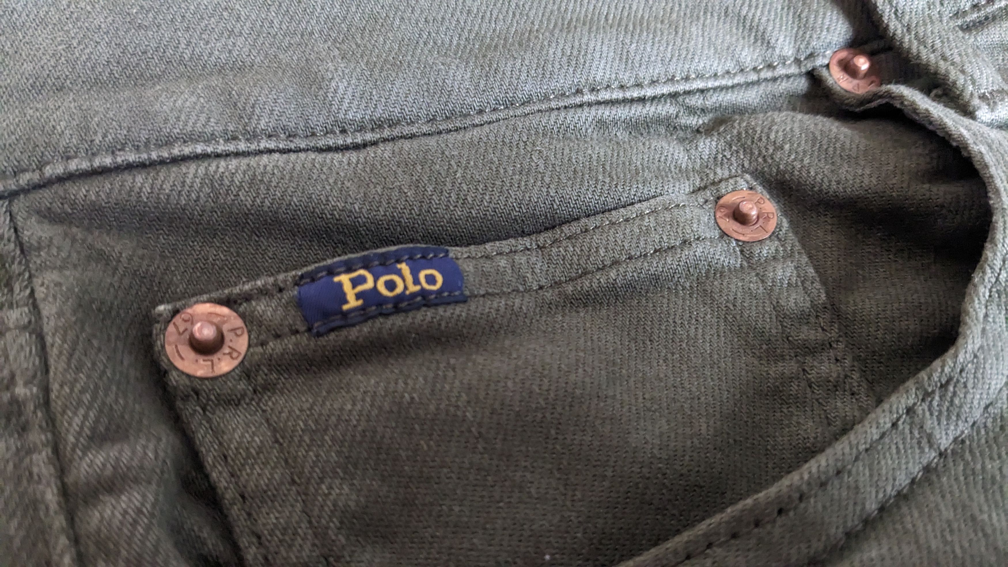 Polo Ralph Lauren Polo Ralph Lauren Men's Sullivan Stretch Jea Olive Green Size US 32 / EU 48 - 5 Thumbnail