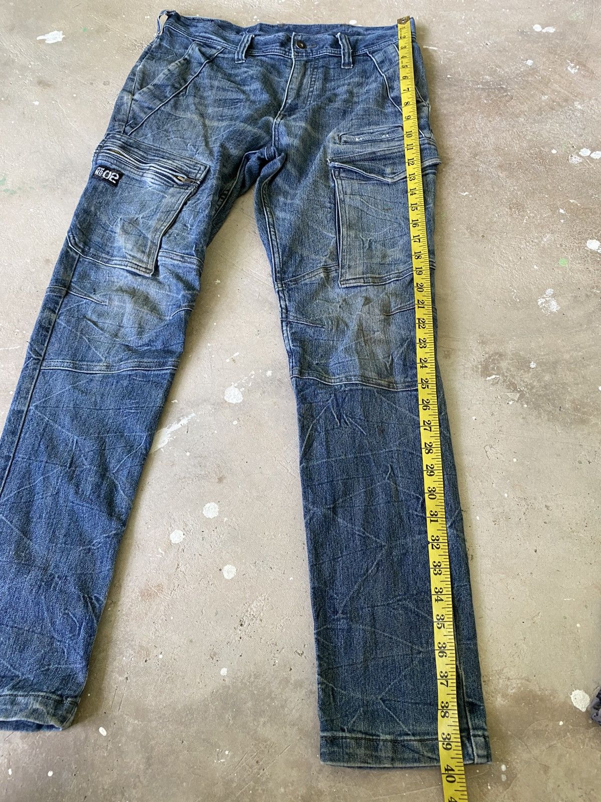 Japanese Brand Slash Wearable Gear Utility Denim & Camo Jacket Size US 30 / EU 46 - 13 Thumbnail