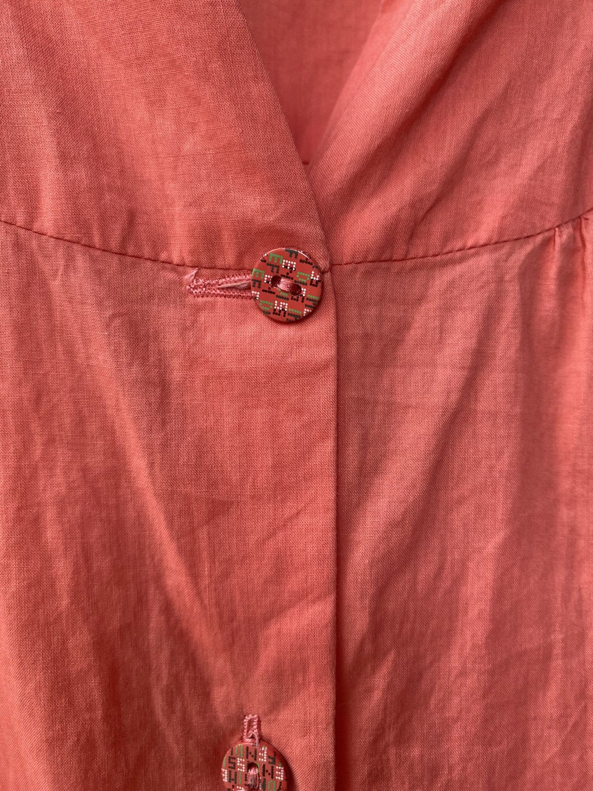 Fendi FENDI FENDISSIME Mandarin orange blouse Size S / US 4 / IT 40 - 15 Thumbnail