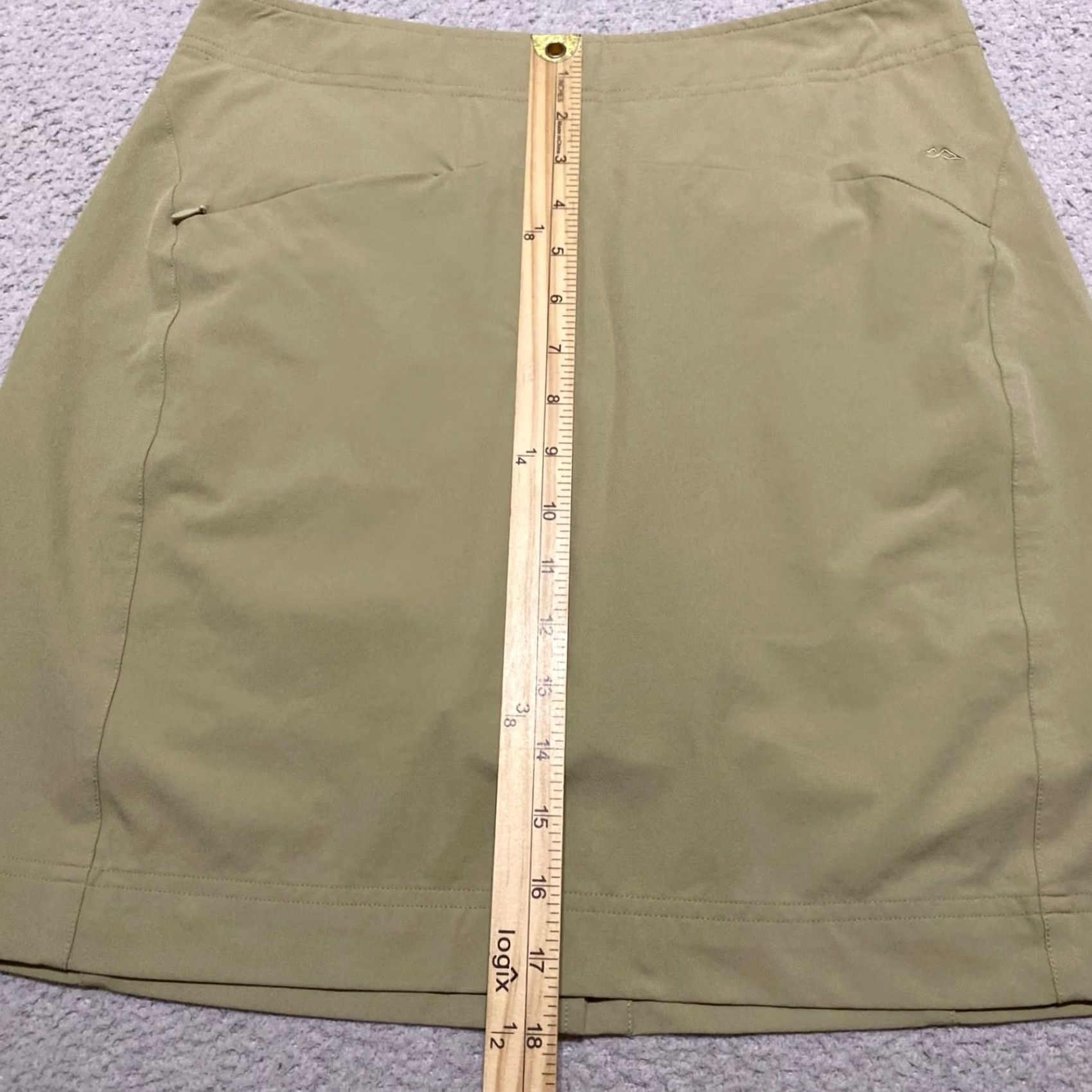 Kathmandu Kathmandu Skort Women's Beige Mini Pockets Outdoor Nylon Spandex 10 Casual Travel Summer Spring Autumn Size 32" / US 10 / IT 46 - 6 Thumbnail