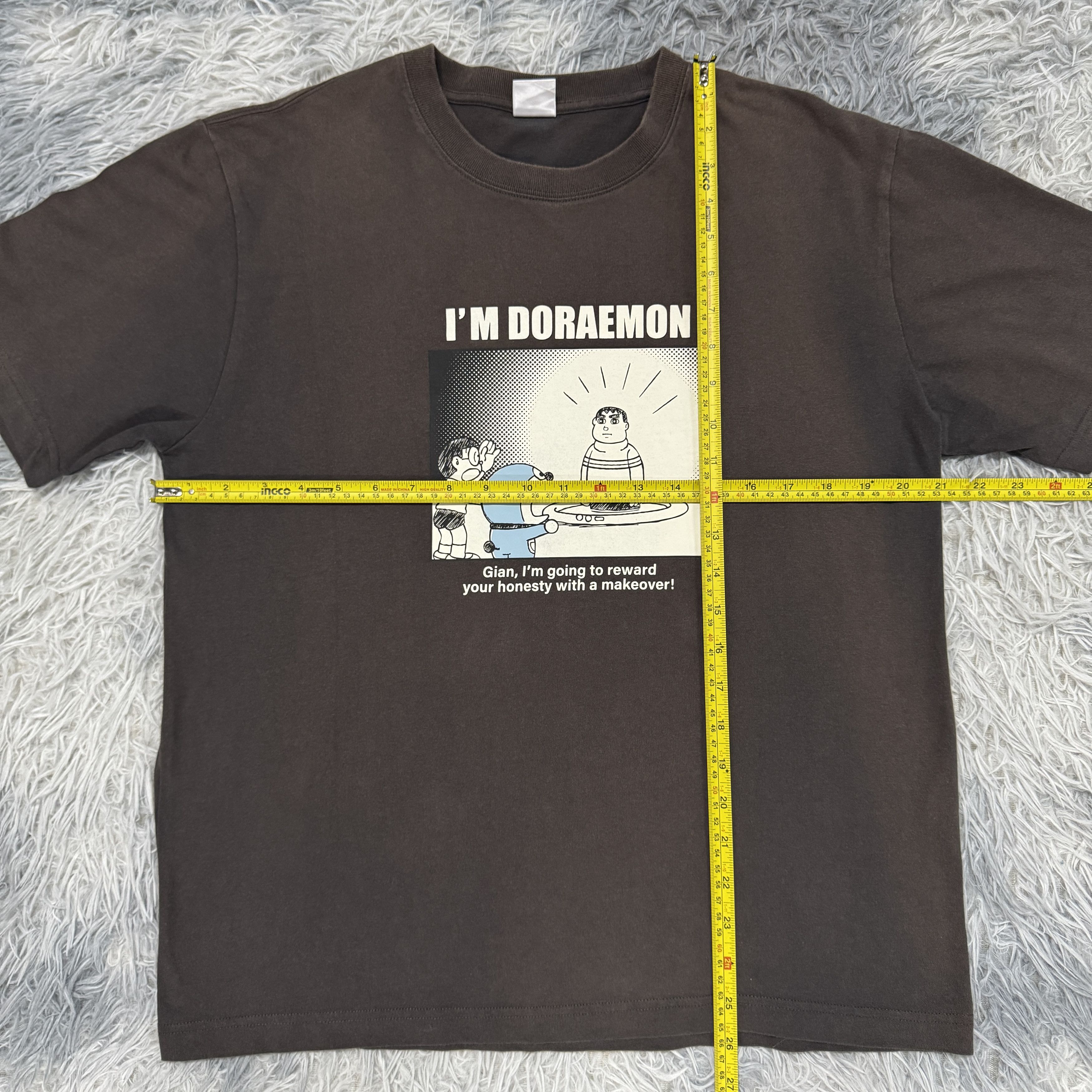 Anime Vintage Japanese Anime Doraemon Sunfaded Tshirt Size US L / EU 52-54 / 3 - 5 Thumbnail