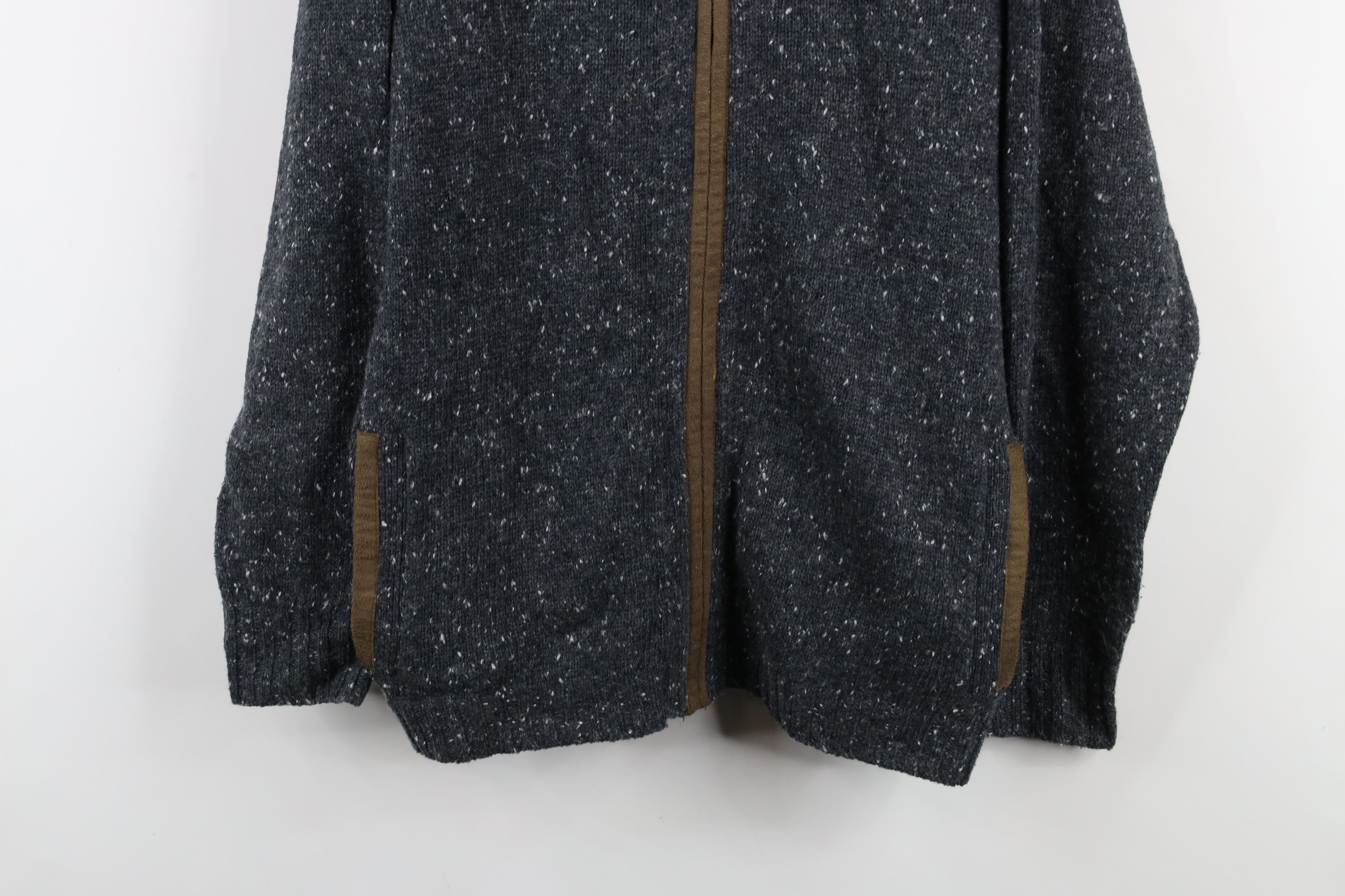 Vintage × Woolrich Woolen Mills Vintage 90s Woolrich Fleck Wool Blend Knit Full Zip Sweater Size US M / EU 48-50 / 2 - 3 Thumbnail