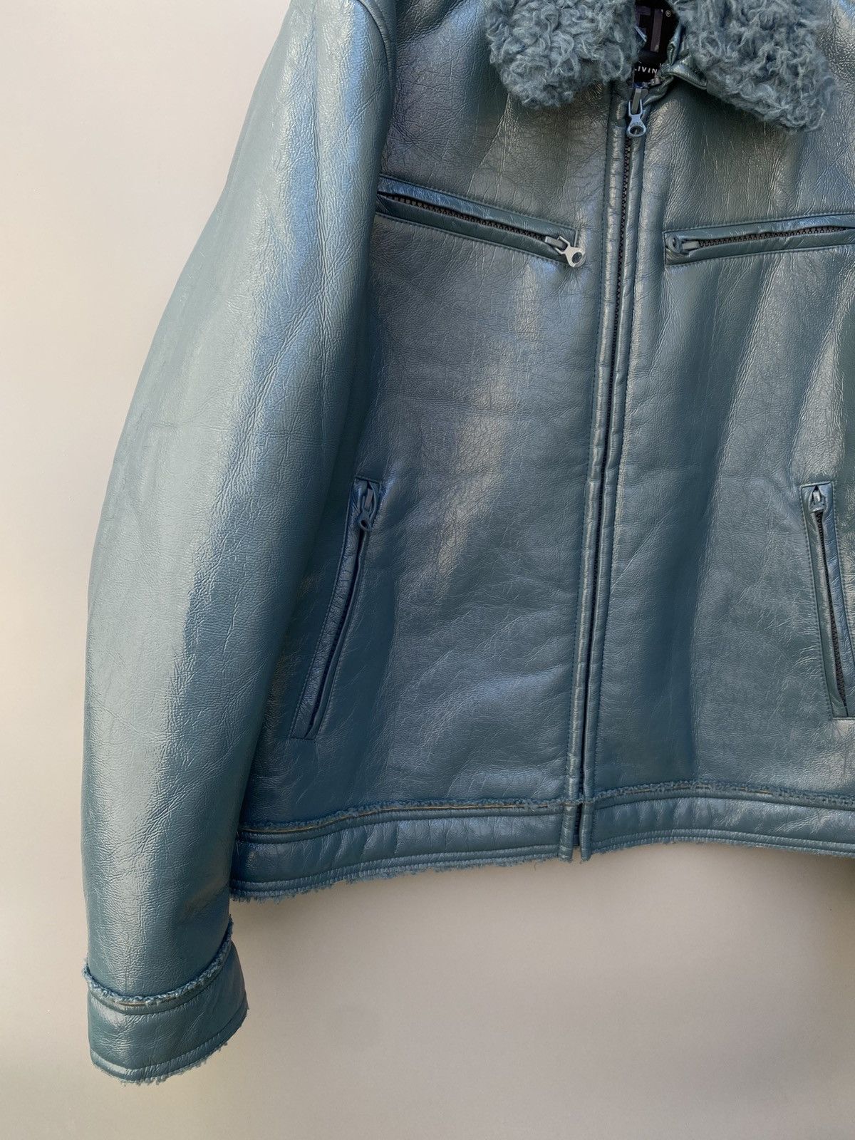 Diesel Diesel- Faux Shearling Leather Fur Jacket Size US L / EU 52-54 / 3 - 3 Thumbnail