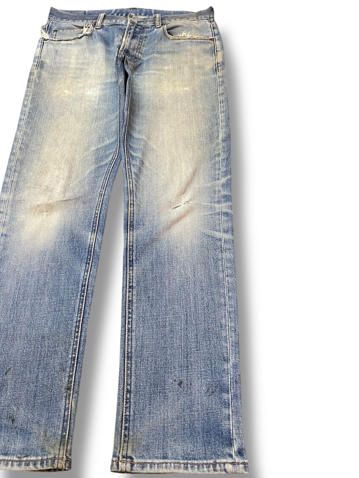 Beams Japan Vintage Beams Mudwash Slim Fit Deni Size US 31 - 4 Thumbnail