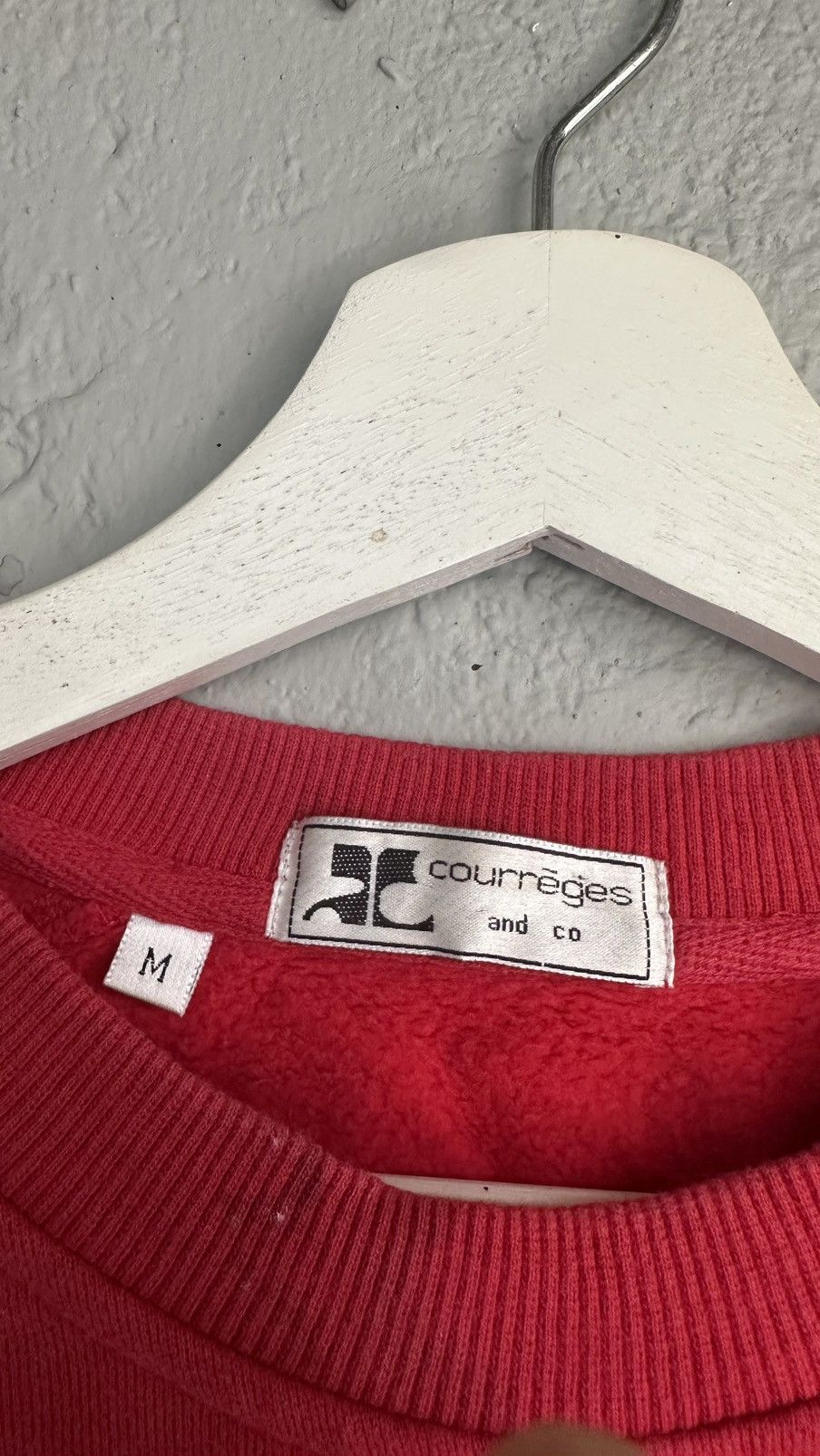 Courreges Courreges crewneck big logo Size US M / EU 48-50 / 2 - 4 Thumbnail