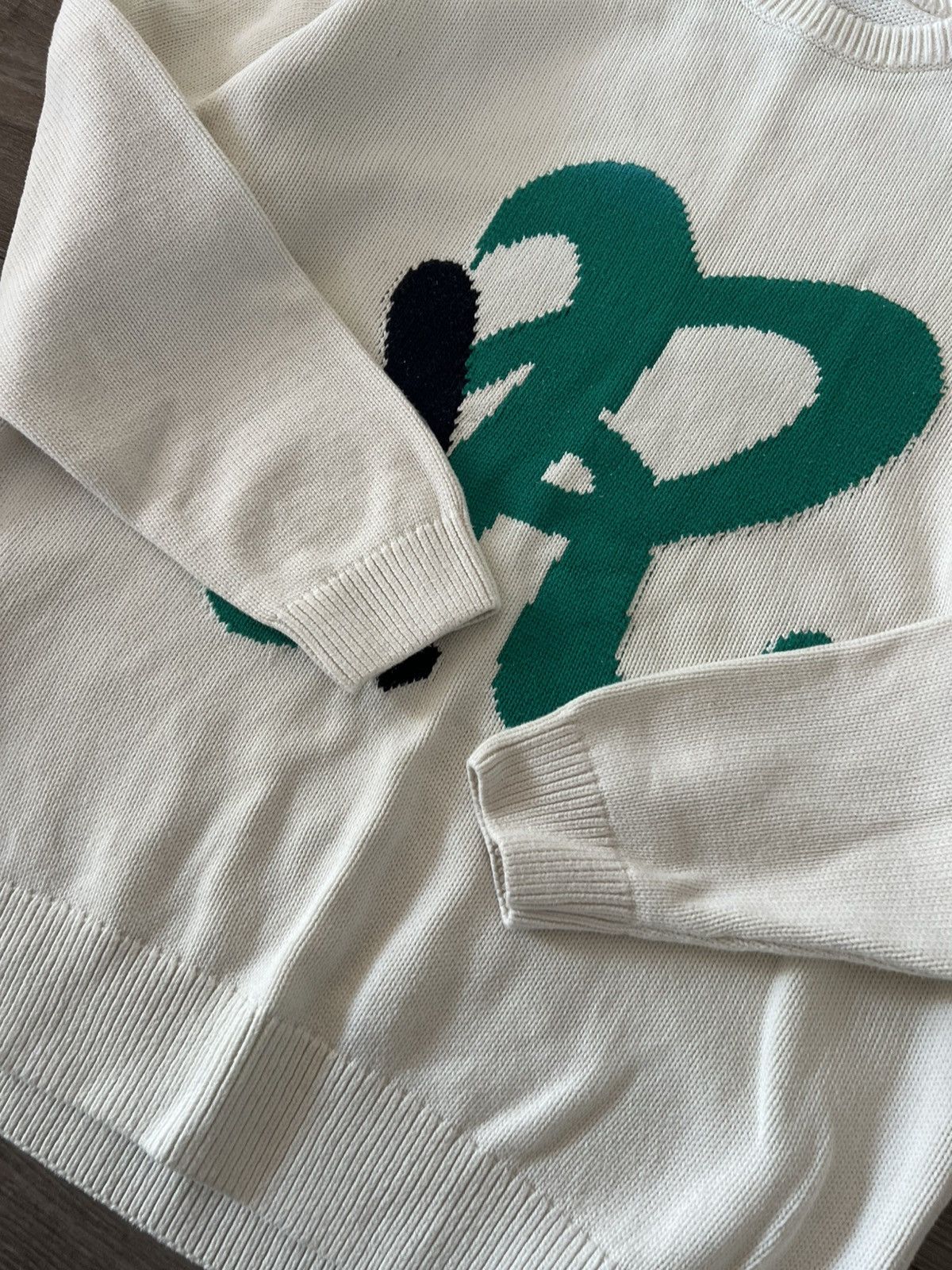 Japanese Brand × Zara ‼️Avant Garde Abstract Knit Logo Casual Sweater‼️ Size US L / EU 52-54 / 3 - 15 Thumbnail