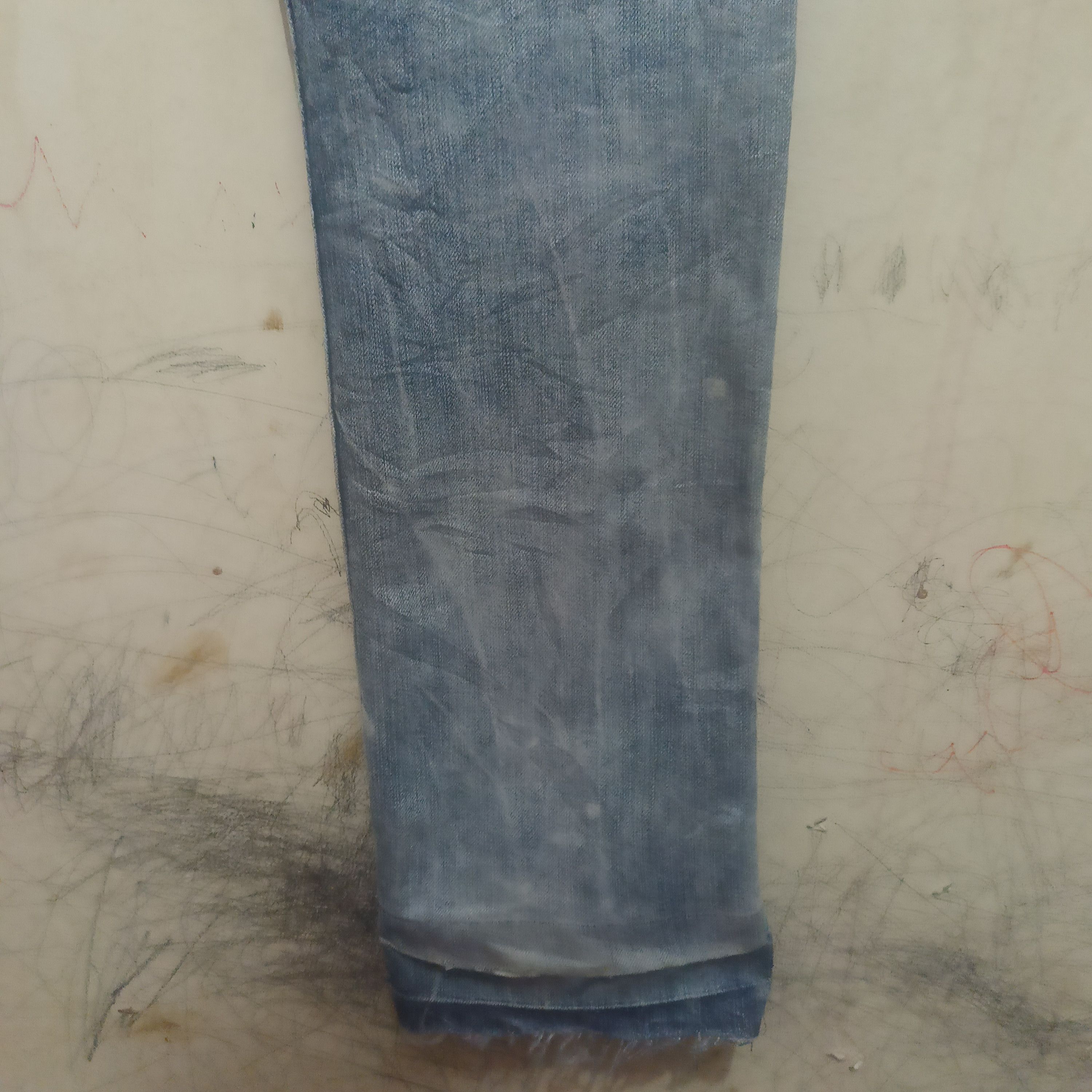 Karakuri Tamashii Japan Jizo Bosatsu Distressed Thrashed Jeans Karakuri style Size US 31 - 21 Thumbnail
