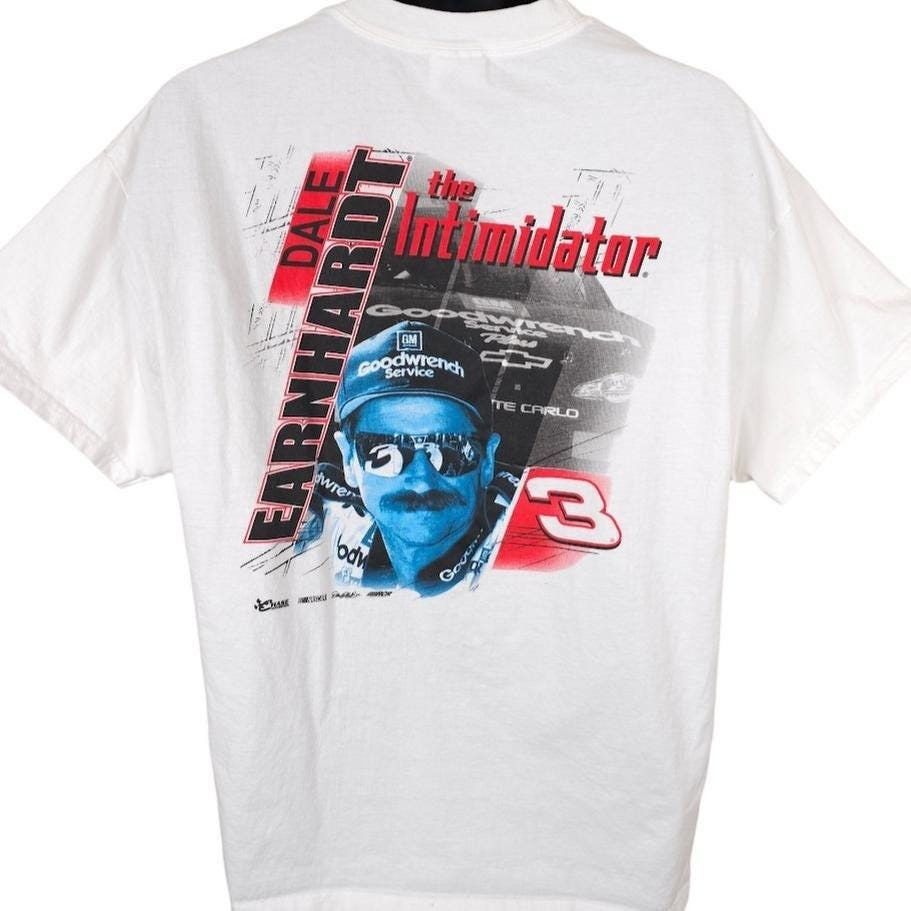 Vintage Vintage Dale Earnhardt T Shirt Mens Size XL White Y2K Size US XL / EU 56 / 4 - 1 Thumbnail