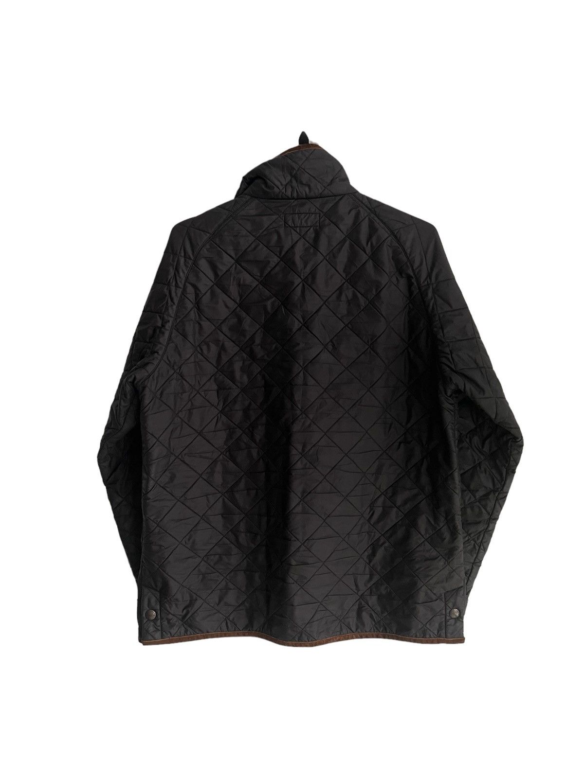 RRL Ralph Lauren Vintage 1990s Polo RL 💎 Quilted Leather Bomber Jacket Size US M / EU 48-50 / 2 - 6 Thumbnail