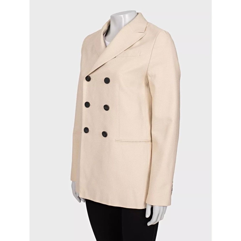 Dior Christian Dior Beige Double-Breasted Jacket Size 36/S Size XS / US 0-2 / IT 36-38 - 2 Thumbnail