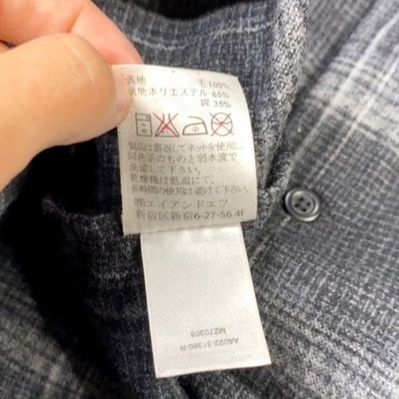 Pendleton Pendleton Board Shirt Jac Wool Washable Medium Gray Black Loop Collar Mens Size US M / EU 48-50 / 2 - 6 Thumbnail