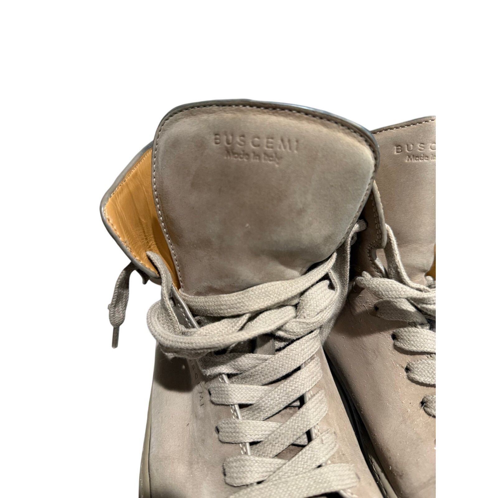 Buscemi Buscemi 100mm High-Top Suede Sneakers Mens EU 43 US 10 Blue Size US 10 / EU 43 - 4 Thumbnail