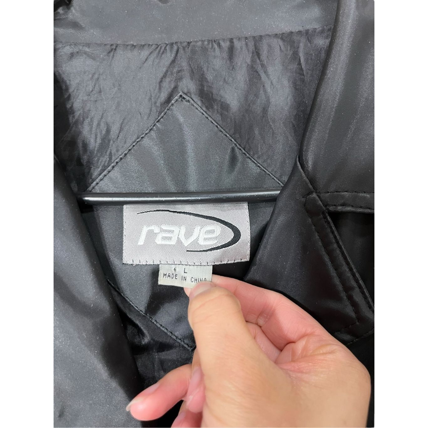 Other Vintage Rave 90s Y2K Shiny Black Coat Size Large Size L / US 10 / IT 46 - 5 Thumbnail