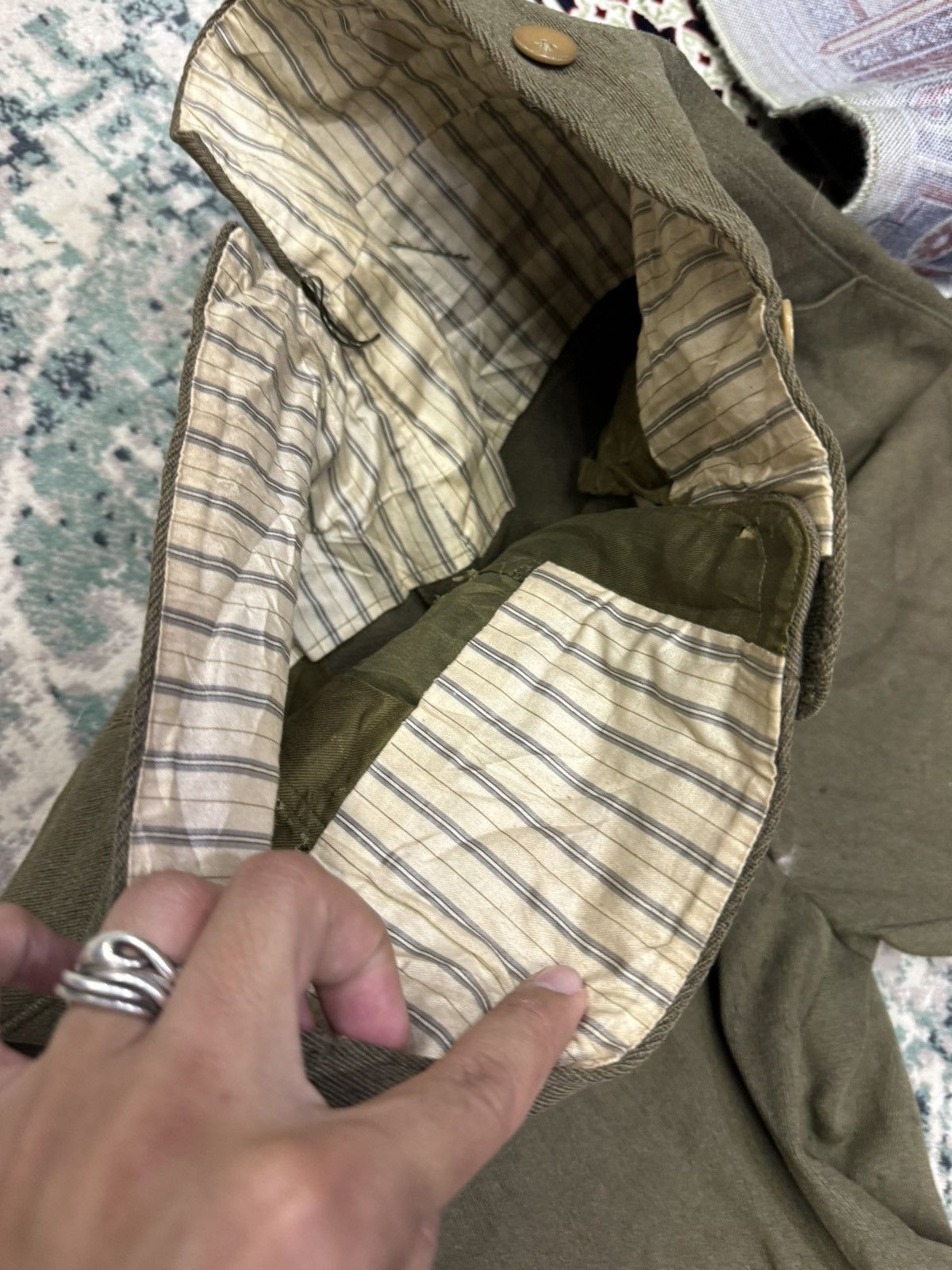 Japanese Brand × Vintage VINTAGE WW2 JAPANESE MILITARY PANTS Size US 32 / EU 48 - 9 Thumbnail