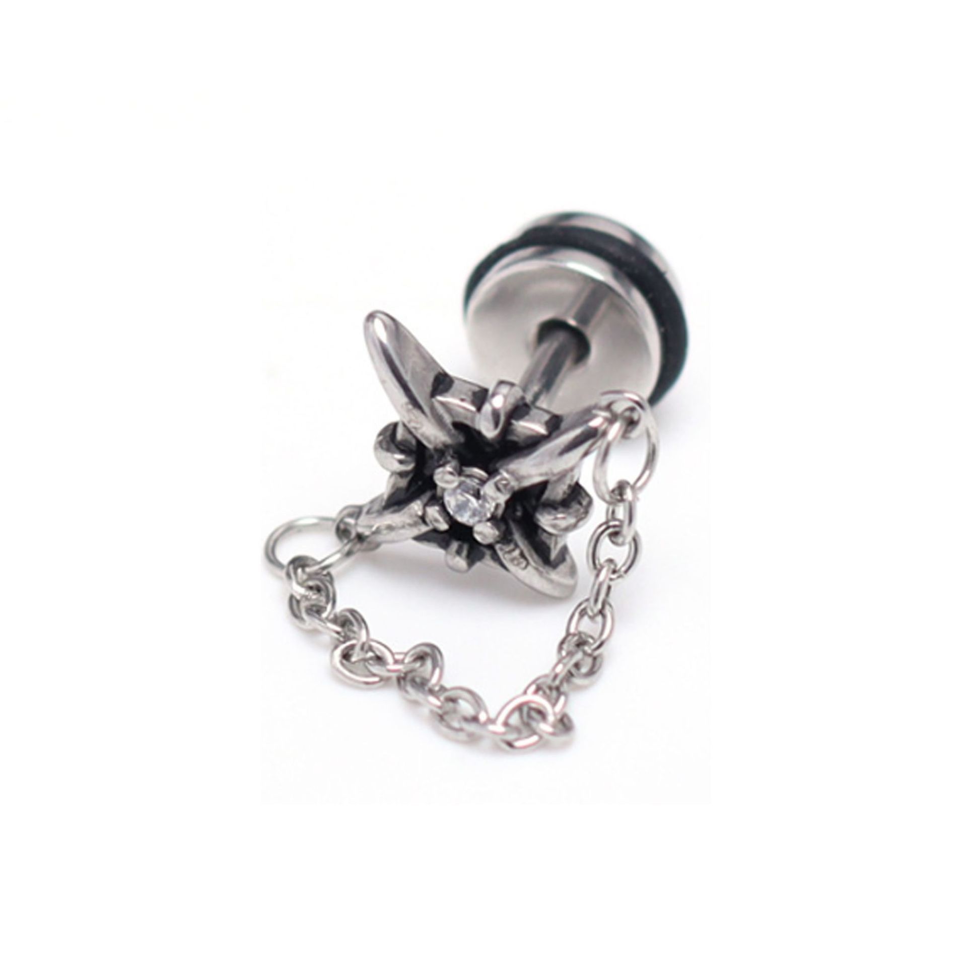 Jewelry Rare Earrings One Pairs Chrome Jewelry Size ONE SIZE - 6 Thumbnail