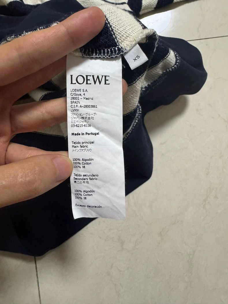 Loewe Loewe Navy blue striped sweater Size XS / US 0-2 / IT 36-38 - 2 Thumbnail