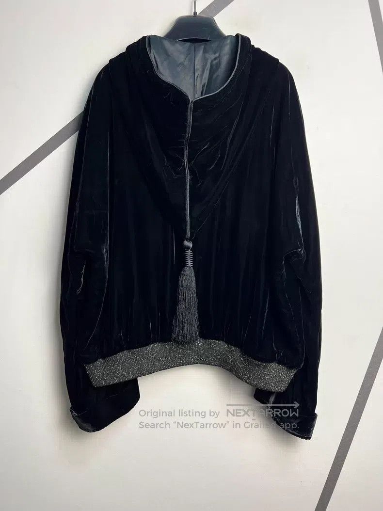 Saint Laurent Paris Saint Laurent Paris Wizard Hooded Velvet Jacket Size US L / EU 52-54 / 3 - 2 Thumbnail