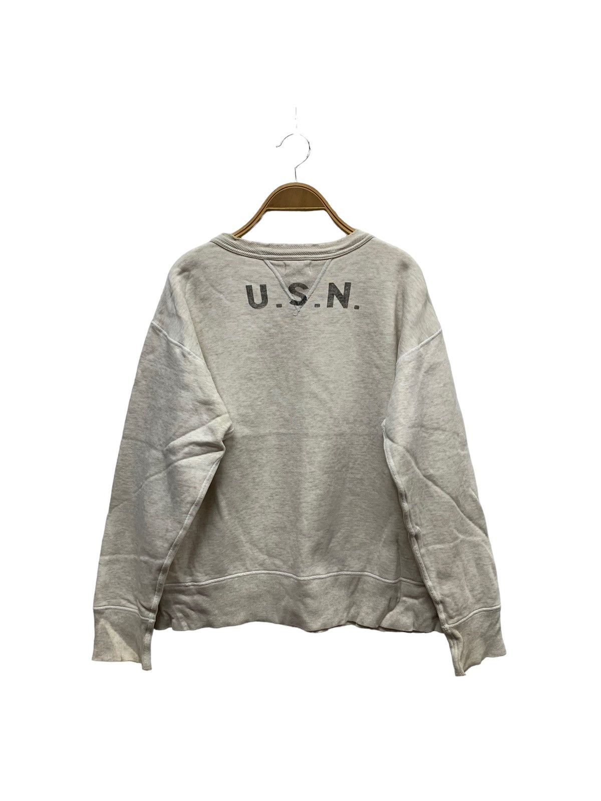 image of The Real Mccoys x Vintage Real Mccoy’S Usn Double V Thrashed in Beige, Men's (Size Medium)