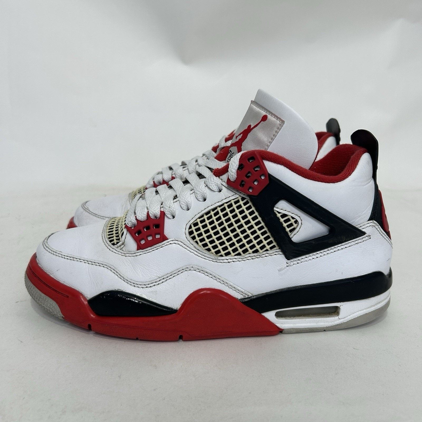 Jordan Brand Nike Air Jordan 4 Retro OG “Fire Red/White Black Red" Size US 8 / EU 41 - 6 Thumbnail