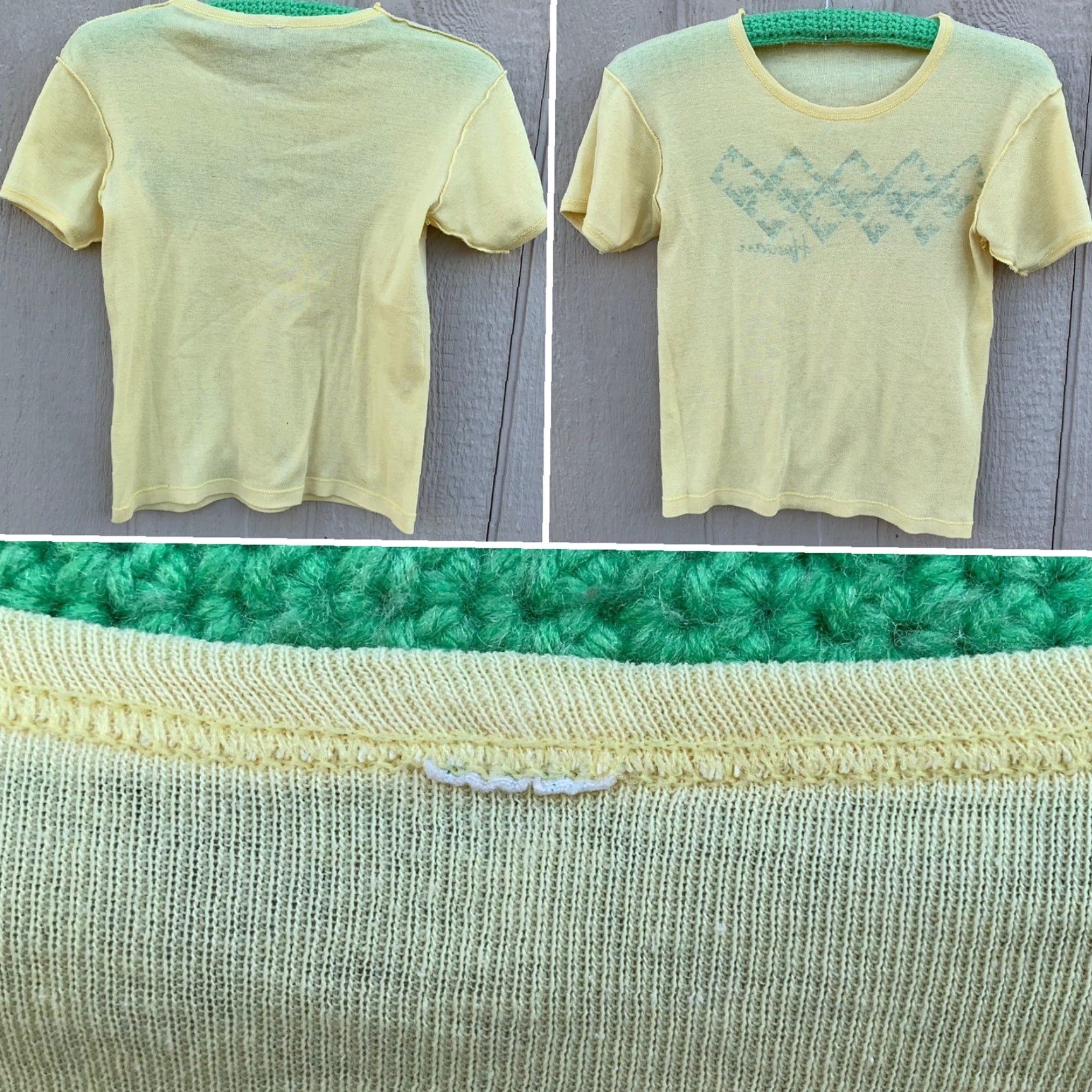 Vintage VINTAGE Hawaii T-Shirt Ladies Style 70s 80s Palm Trees Palms Size M Yellow Graphic Sportswear/Beach Womens Mens Girls? Size M / US 6-8 / IT 42-44 - 7 Thumbnail