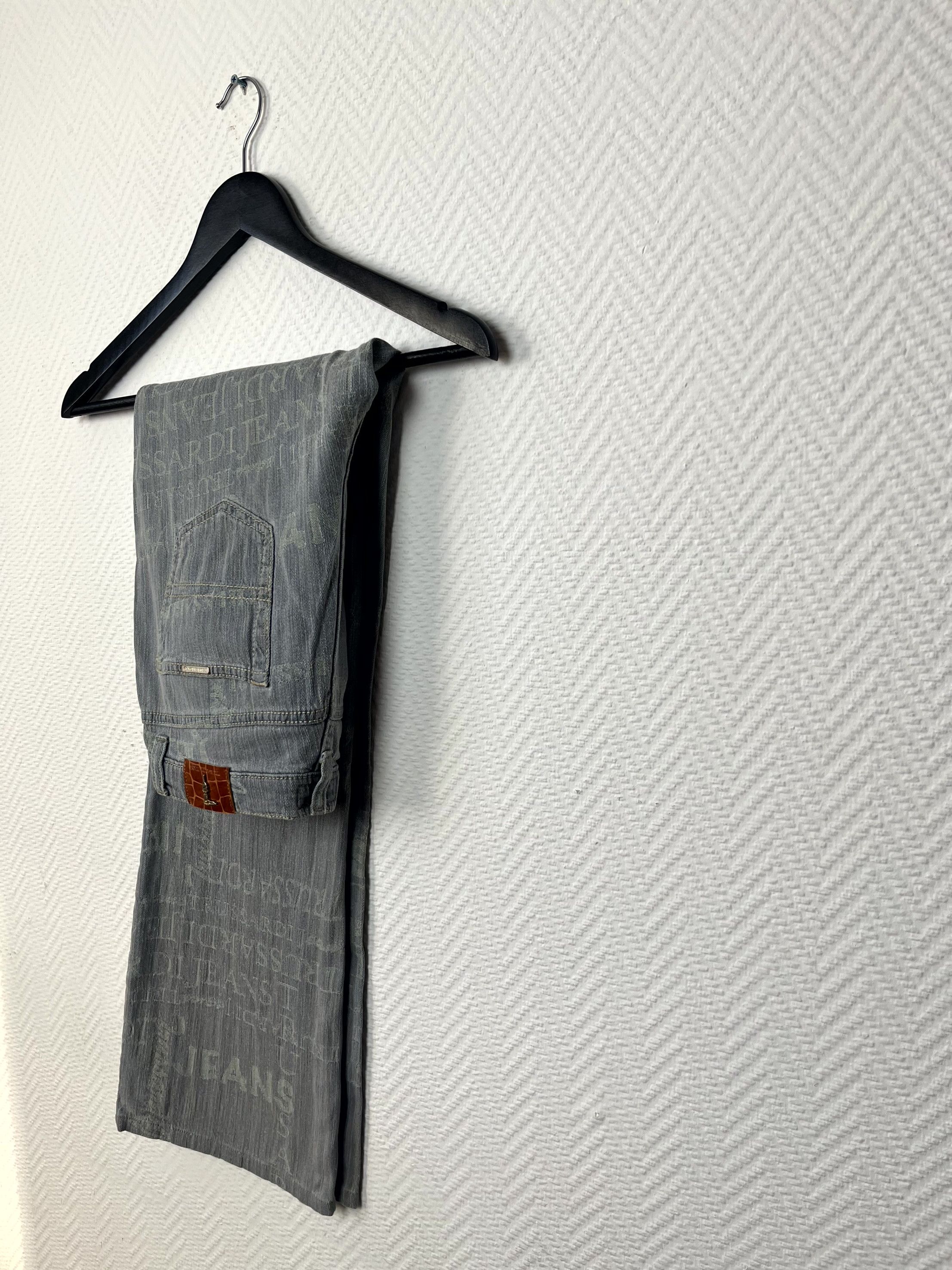 Trussardi Y2K Trussardi Gray Bootcut Flare Jeans Size 31 UK 29 Size 31" - 13 Thumbnail