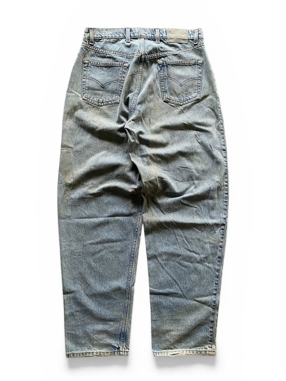 Levi's Vintage 90’s Distressed Baggy Levis Silvertab Blue jeans Size US 33 - 6 Thumbnail