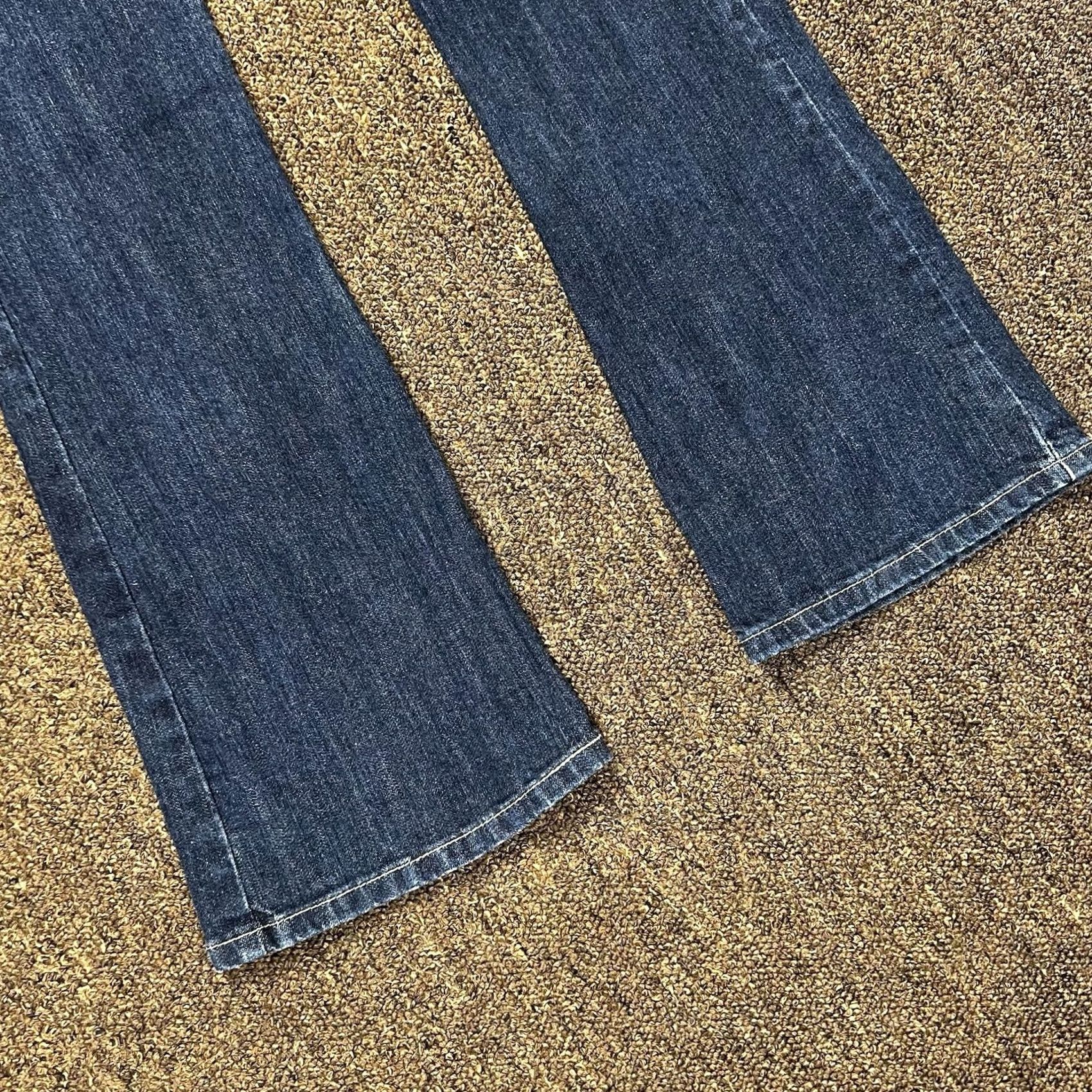 Levi's Levi's 518 Bootcut Jeans Womens Blue 32x30 Stretch Fit Denim Cotton Blend Regular Rise Mid 30 In Inseam Size 30" / US 8 / IT 44 - 7 Thumbnail