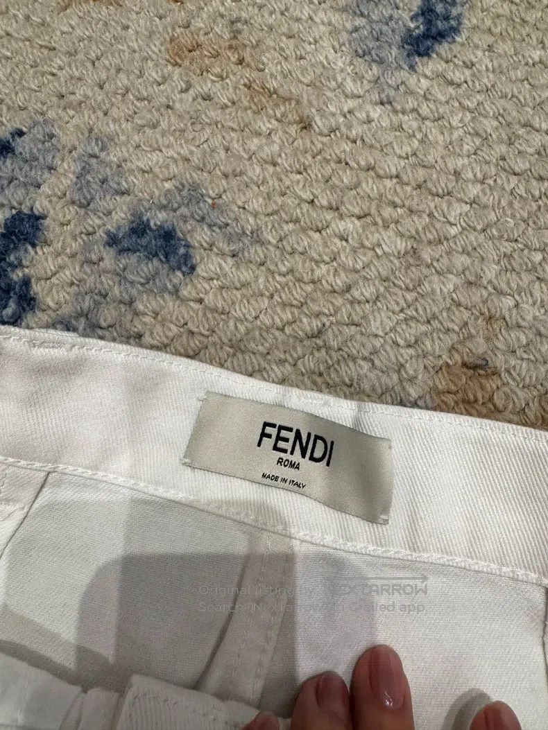 Fendi Fendi Wide Leg Jeans Size 25" / US 0 / IT 36 - 4 Thumbnail