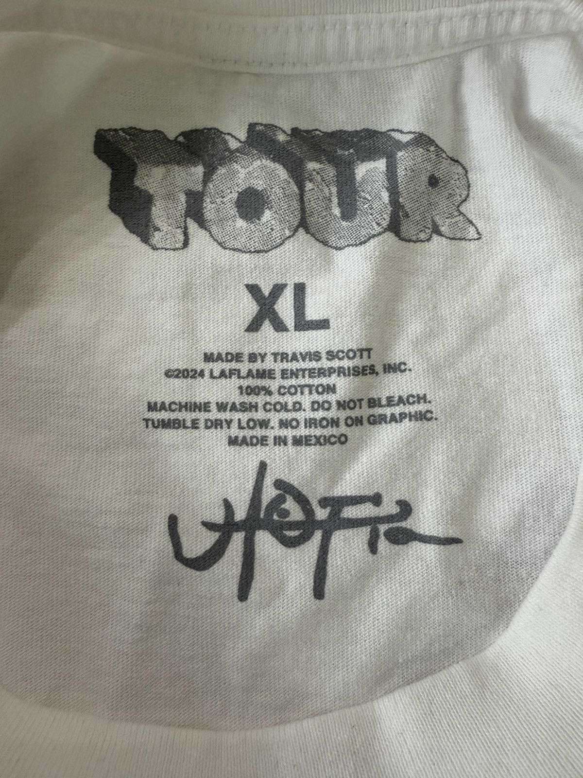Travis Scott Travis Scott Graphic Tshirt Size US XL / EU 56 / 4 - 4 Thumbnail
