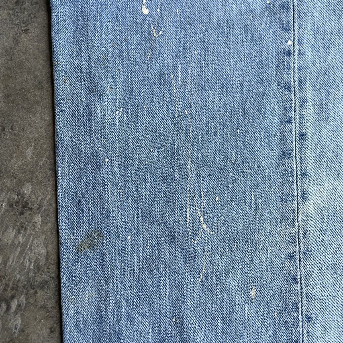Levi's Vintage Clothing 🔥Vintage 1998 Levis 513 Splatter Paint Ripped Distress Jeans Size US 31 - 11 Thumbnail