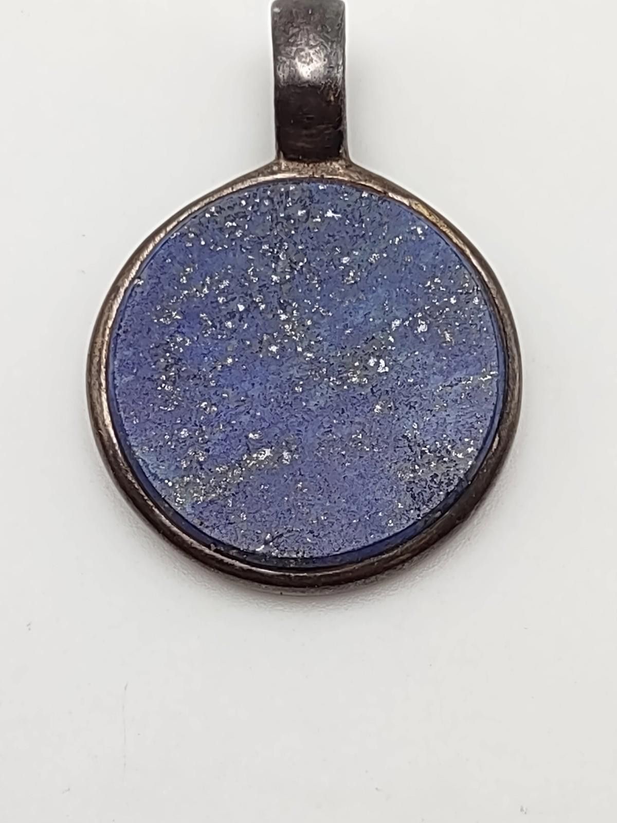 The Unbranded Brand Lapis Lazuli Sterling Silver Pendant 11.6g Starry Blue Size ONE SIZE - 1 Thumbnail