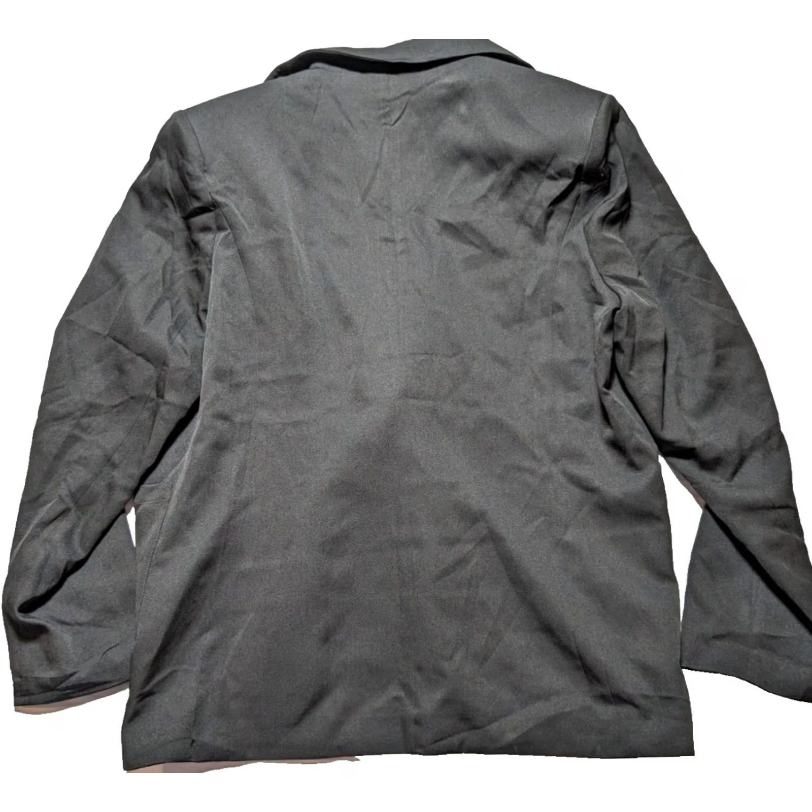 PrettyLittleThing VINTAGE PRETTY LITTLE THING Blazer Women Oversize US12 Black Military Button Detail NEW Size XL / US 12-14 / IT 48-50 - 2 Thumbnail