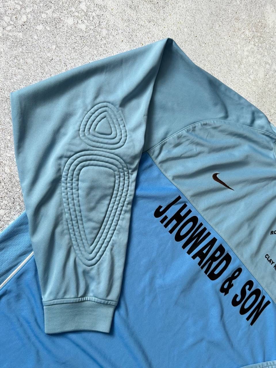 Nike × Vintage Vintage Nike Goalkeeper Long Sleeve Swoosh Logo Y2K Rare Size US L / EU 52-54 / 3 - 2 Thumbnail