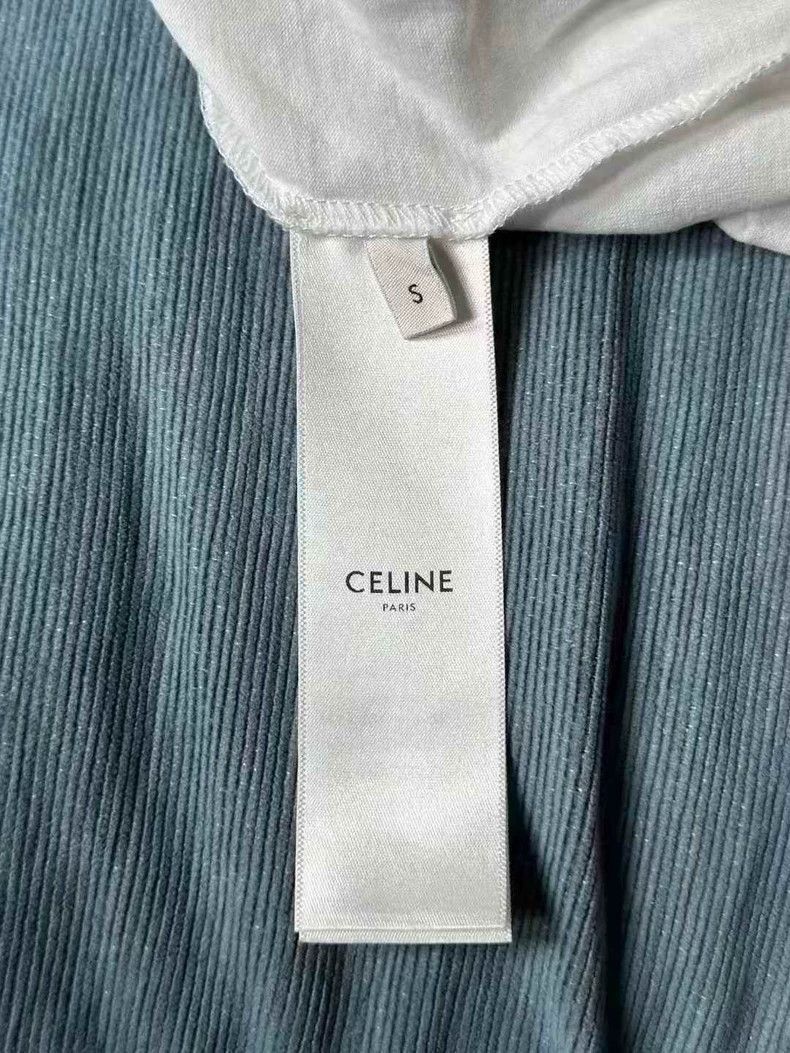 Celine Celine Black and White Short Sleeve Shirt Size US S / EU 44-46 / 1 - 3 Thumbnail