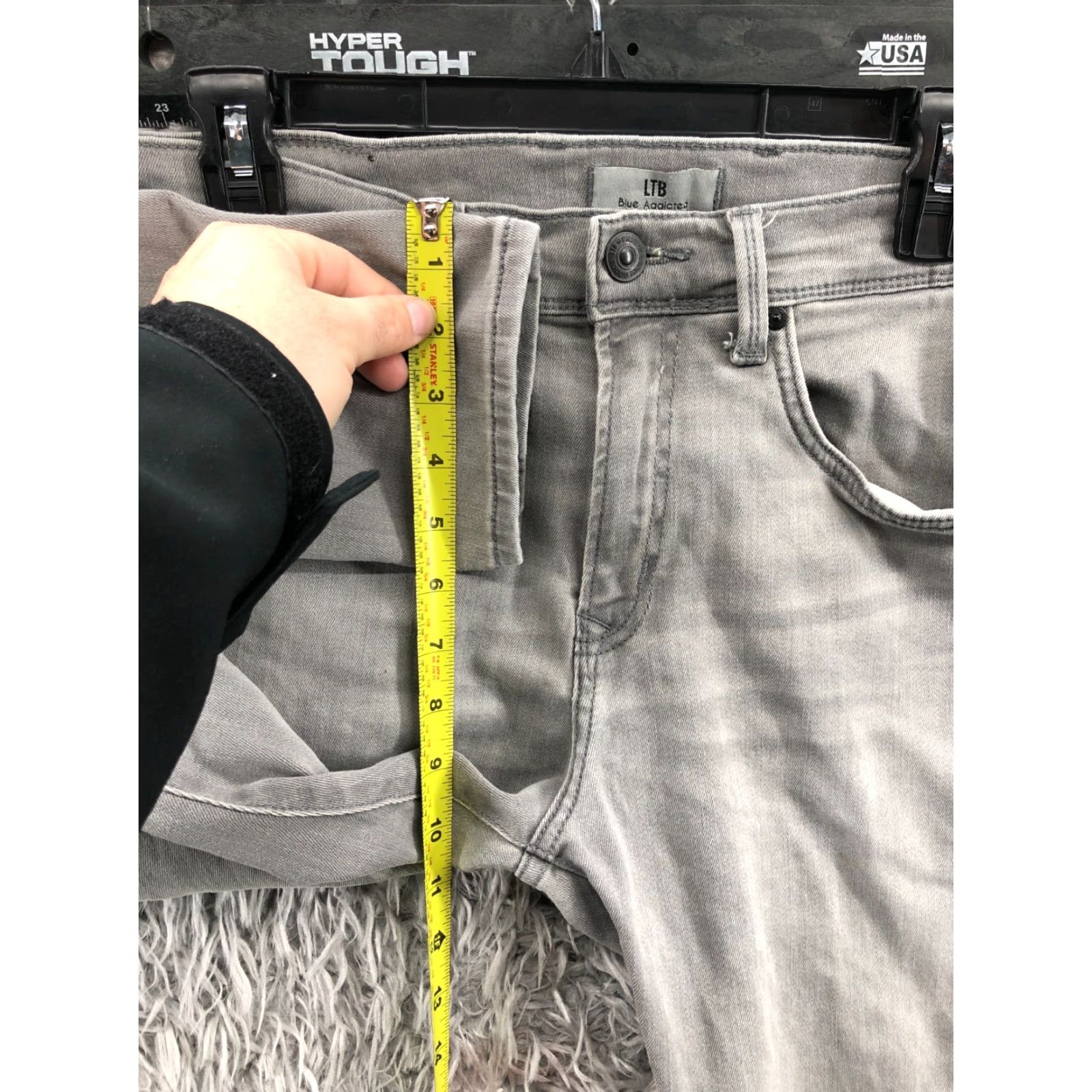 Vintage LTB Jeans Gray Size 30 Mens Regular 5-Pocket Denim Skinny City Size US 30 / EU 46 - 4 Thumbnail