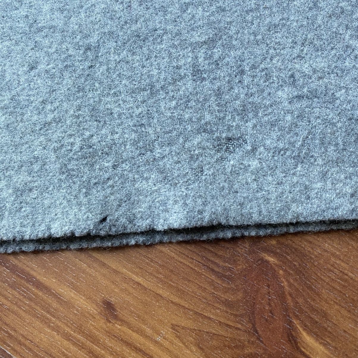 Fendi FENDI 100% Wool Grey Scarf with Brand Embroidery Size ONE SIZE - 12 Thumbnail