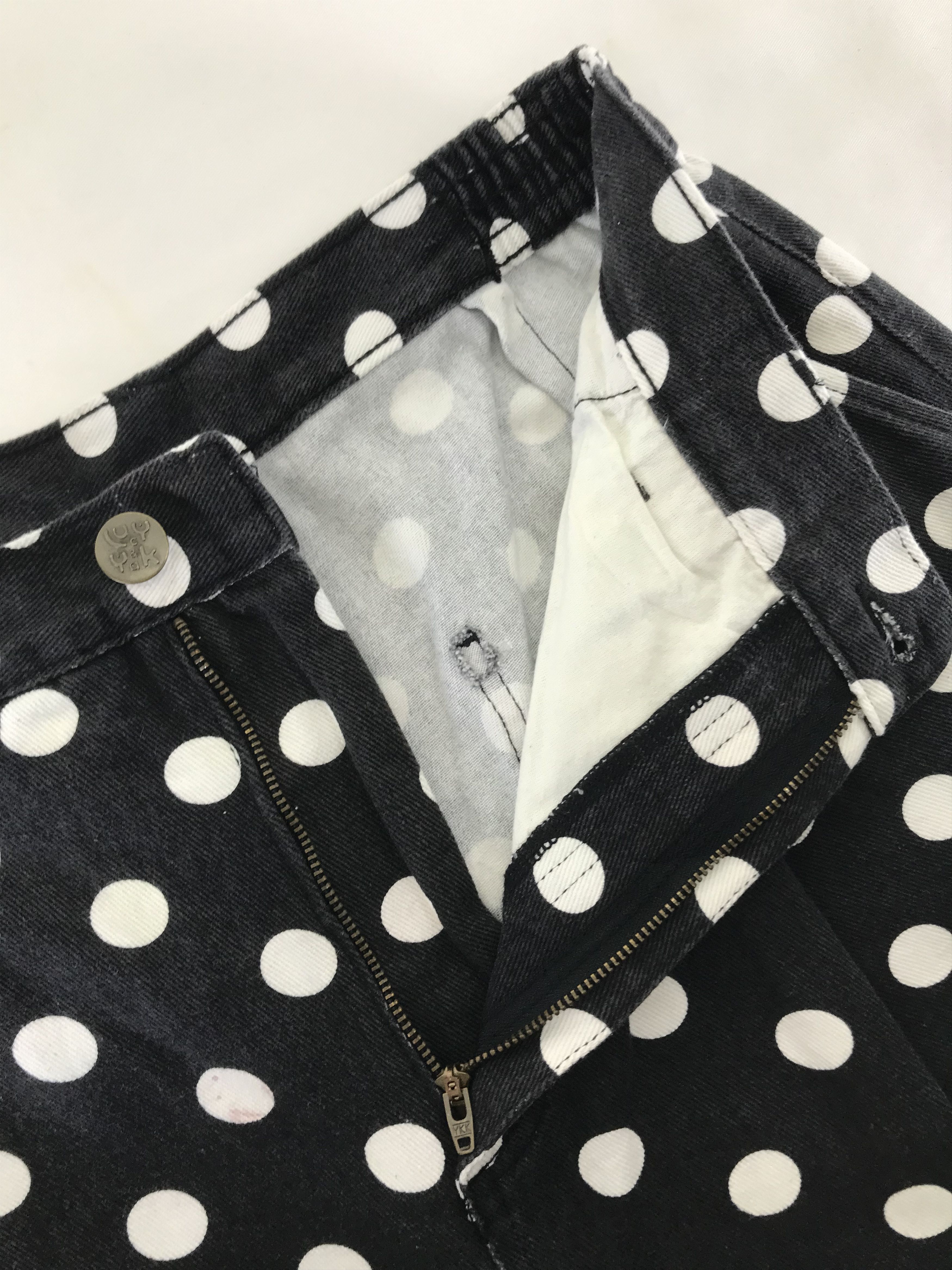 Japanese Brand Vintage Lucy & Yak Polkadot Crazy Baggy Jeans Size US 30 / EU 46 - 9 Thumbnail