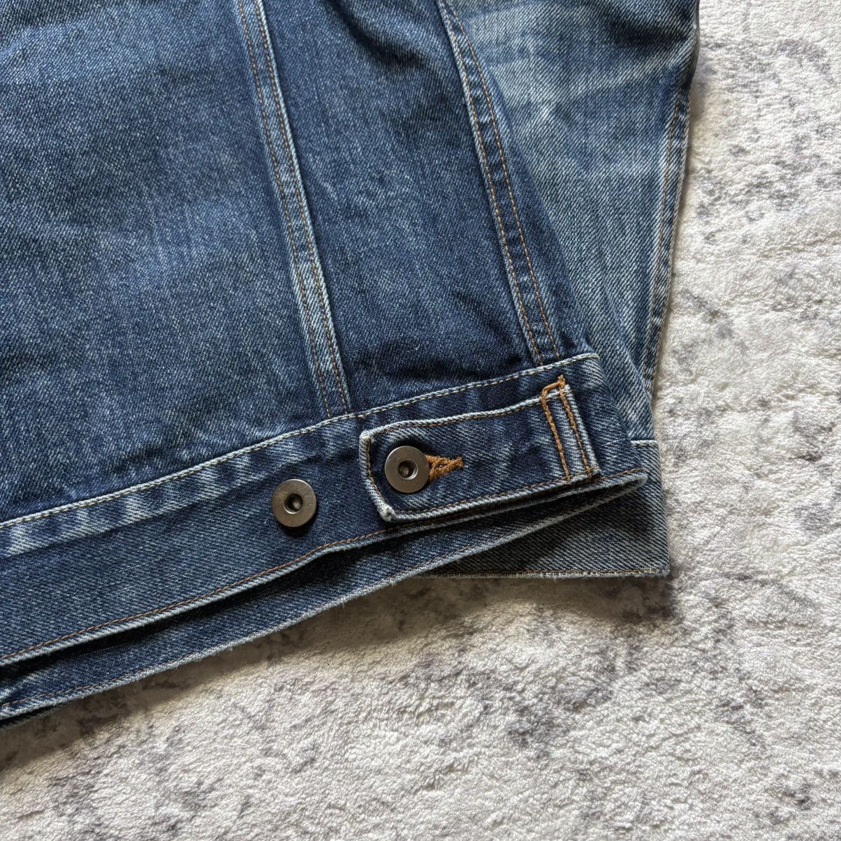 20471120 20471120 Double Sex 6 Pocket Distressed Denim Jacket Blue Size US S / EU 44-46 / 1 - 8 Thumbnail