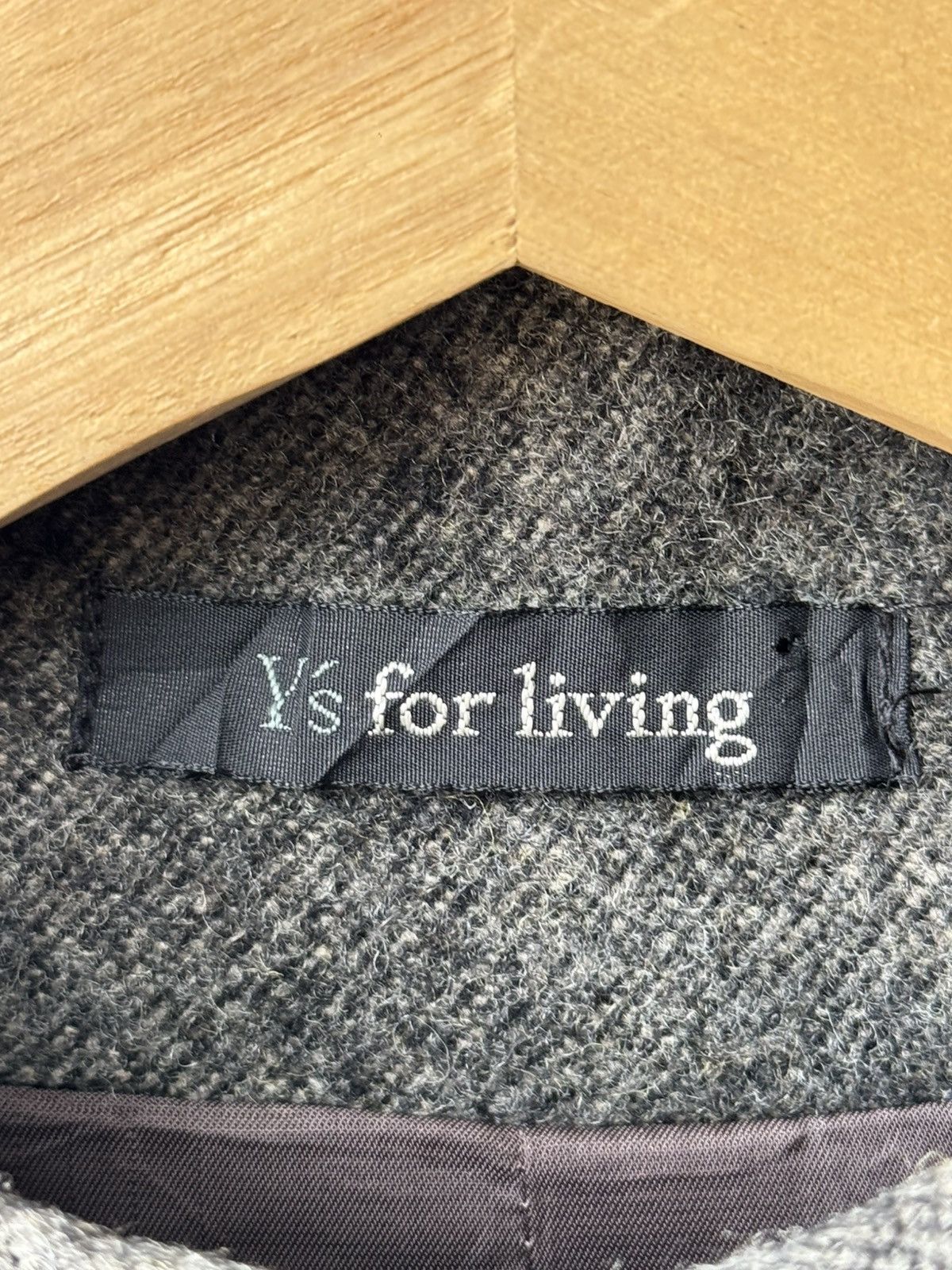 Yohji Yamamoto Vintage Yohji Yamamoto Y’s For Living Cashmere Blazer Size US M / EU 48-50 / 2 - 4 Thumbnail