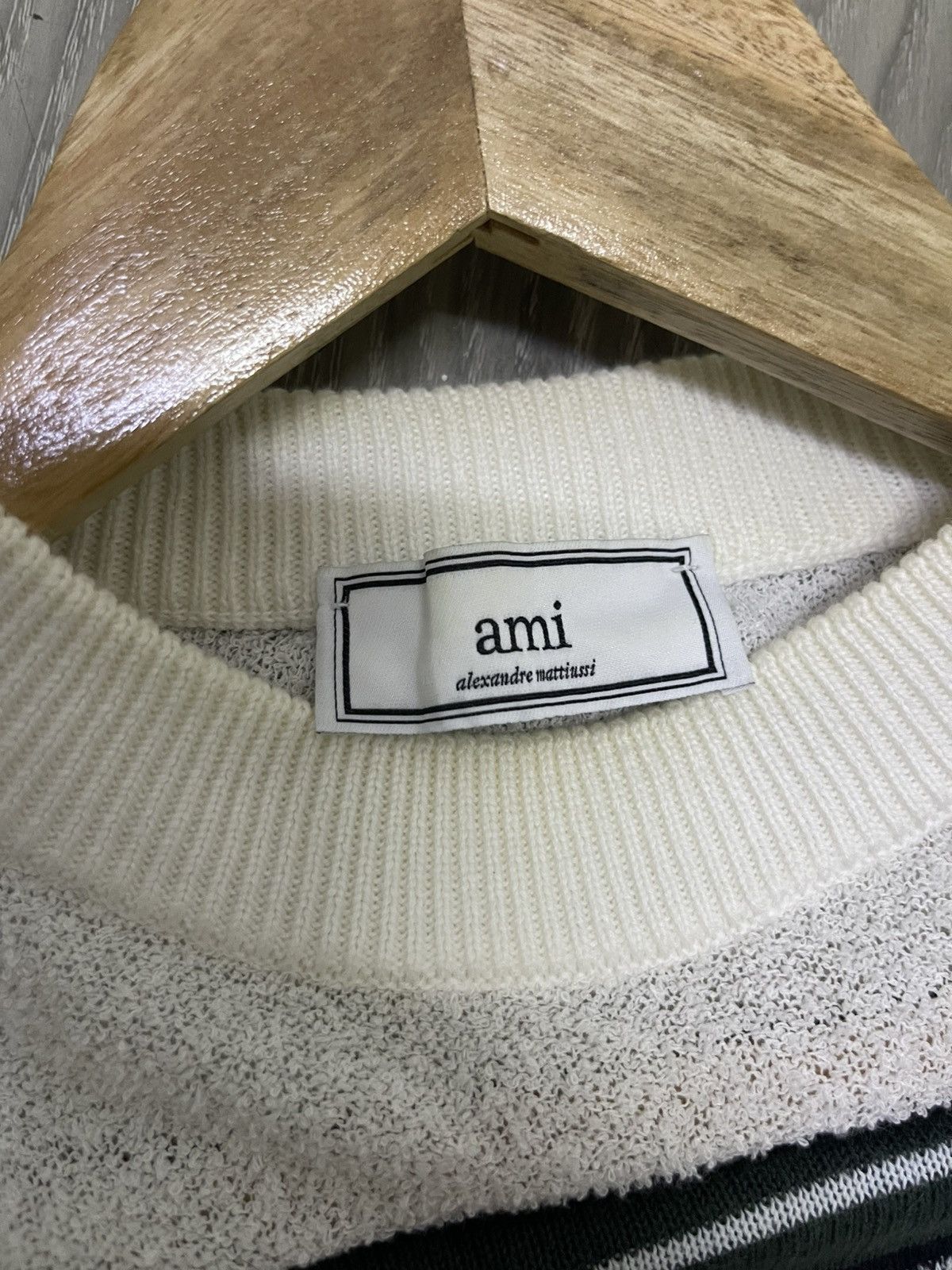 AMI Ami x Alexandre Mattiussi Striped Knit Sweater Size US XL / EU 56 / 4 - 12 Thumbnail