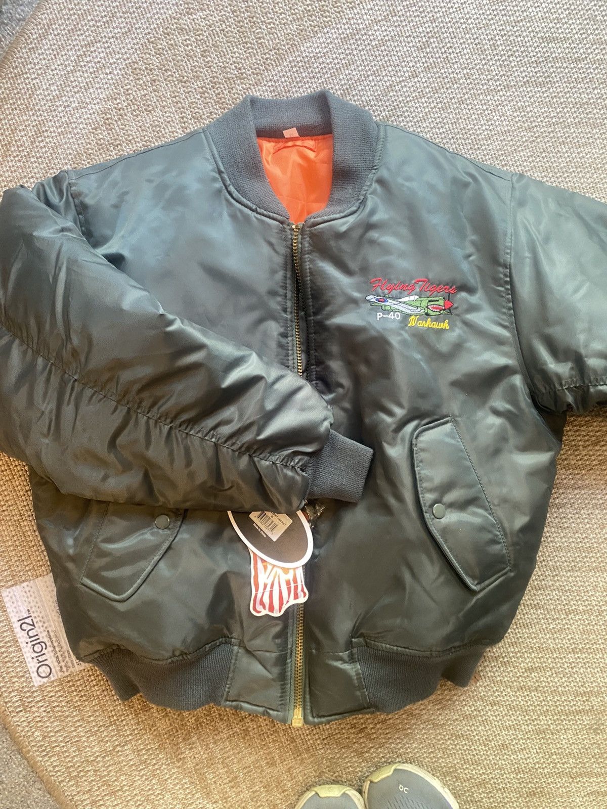 Rothco NWT Rothco REVERSIBLE MA-1 Flight Jacket Tigers P-40 Bomber Size US M / EU 48-50 / 2 - 1 Thumbnail