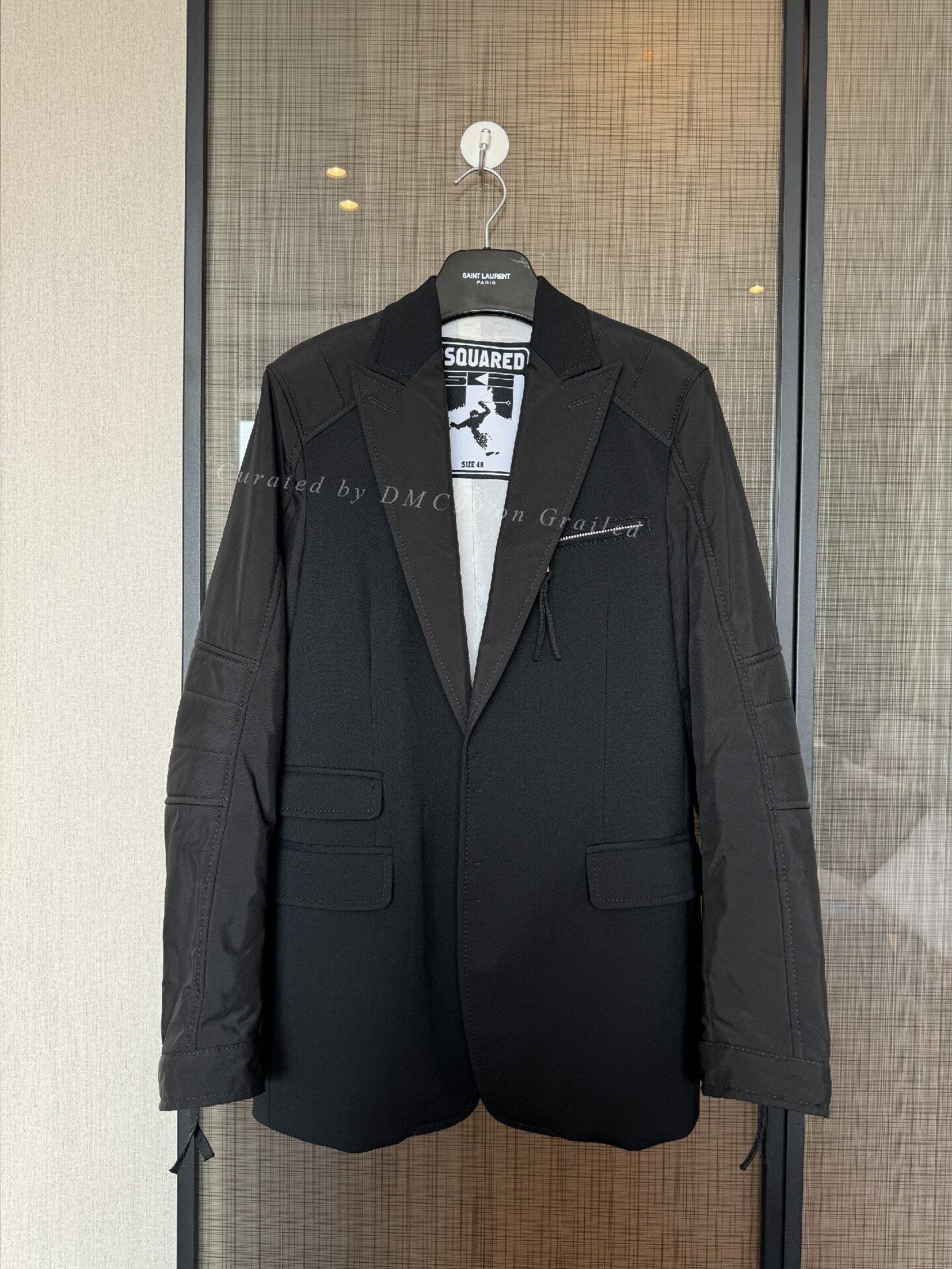 Dsquared2 Dsquared2 Men's Wool Suit Jacket Size US M / EU 48-50 / 2 - 1 Thumbnail