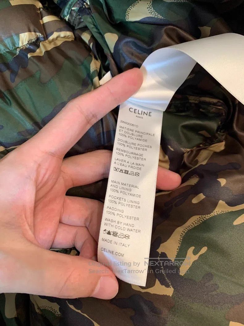 Celine Celine Camouflage Down Jacket Overcoat Size US M / EU 48-50 / 2 - 7 Thumbnail