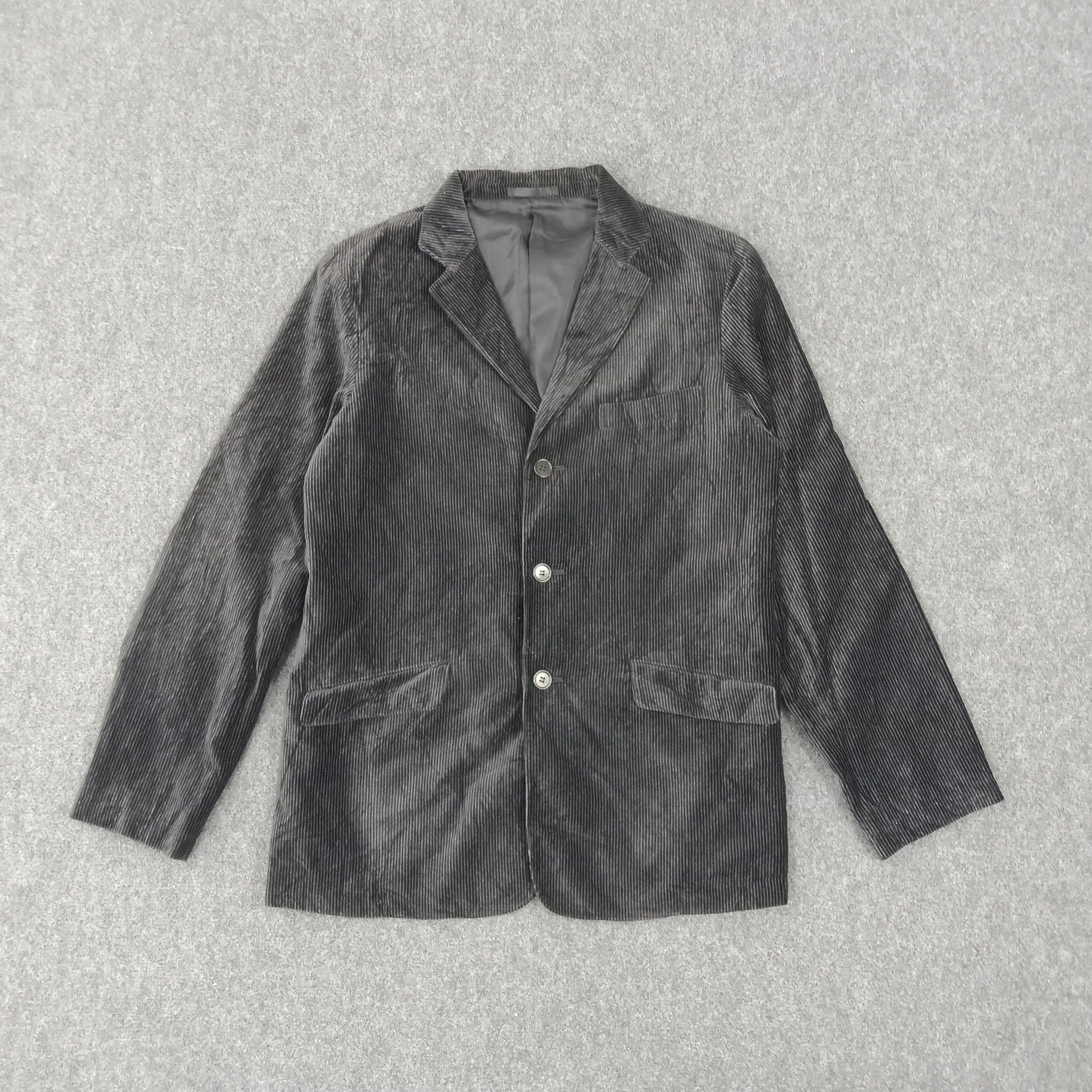 Vintage × Yohji Yamamoto A.A.R Yohji Yamamoto Japanese Designer Velvet Blazer Size 36R - 1 Thumbnail