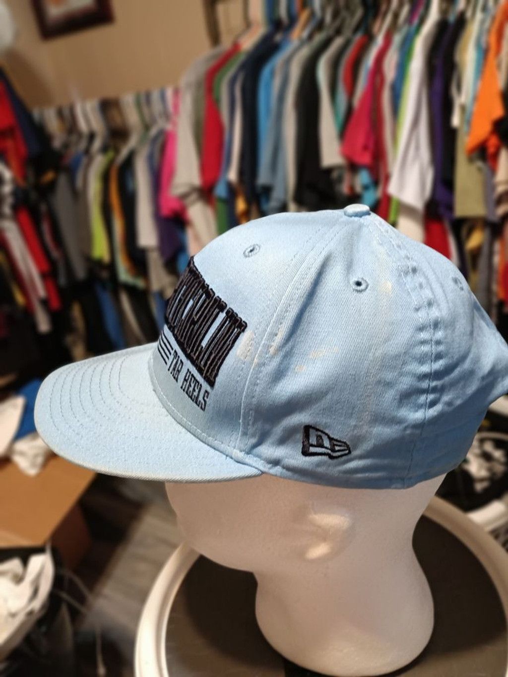 New Era Men's New Era UNC Tar Heels Light Blue Green Snapback Hat Size ONE SIZE - 2 Thumbnail