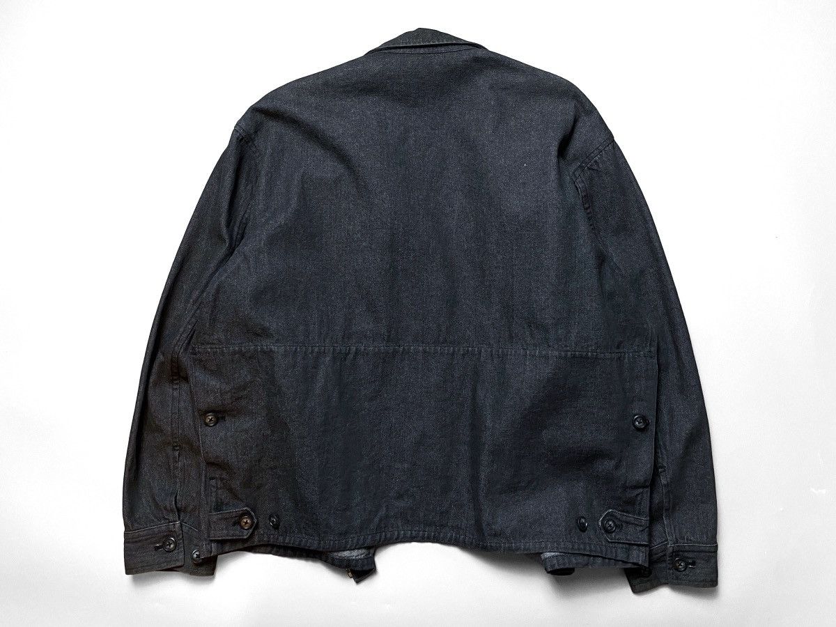 Yohji Yamamoto Yohji Yamamoto Blouson Jacket Denim Black Size US L / EU 52-54 / 3 - 2 Thumbnail