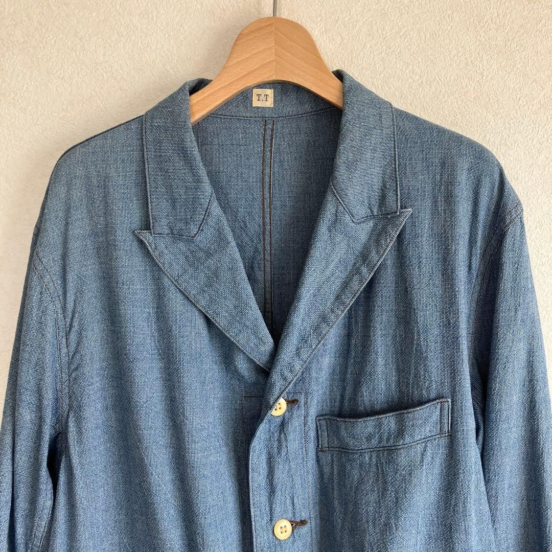 Taiga Takahashi TAIGA TAKAHASHI Lot401 Engineer Coat Blue 38 Size US S / EU 44-46 / 1 - 2 Thumbnail