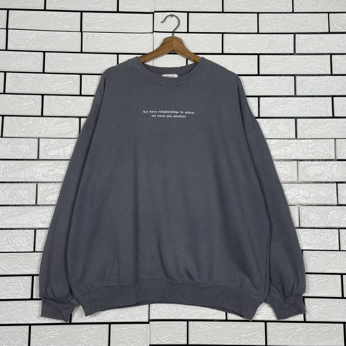 Japanese Brand Japanese Brand Adoon Plain Crewneck Sweatshirt Size US L / EU 52-54 / 3 - 2 Thumbnail